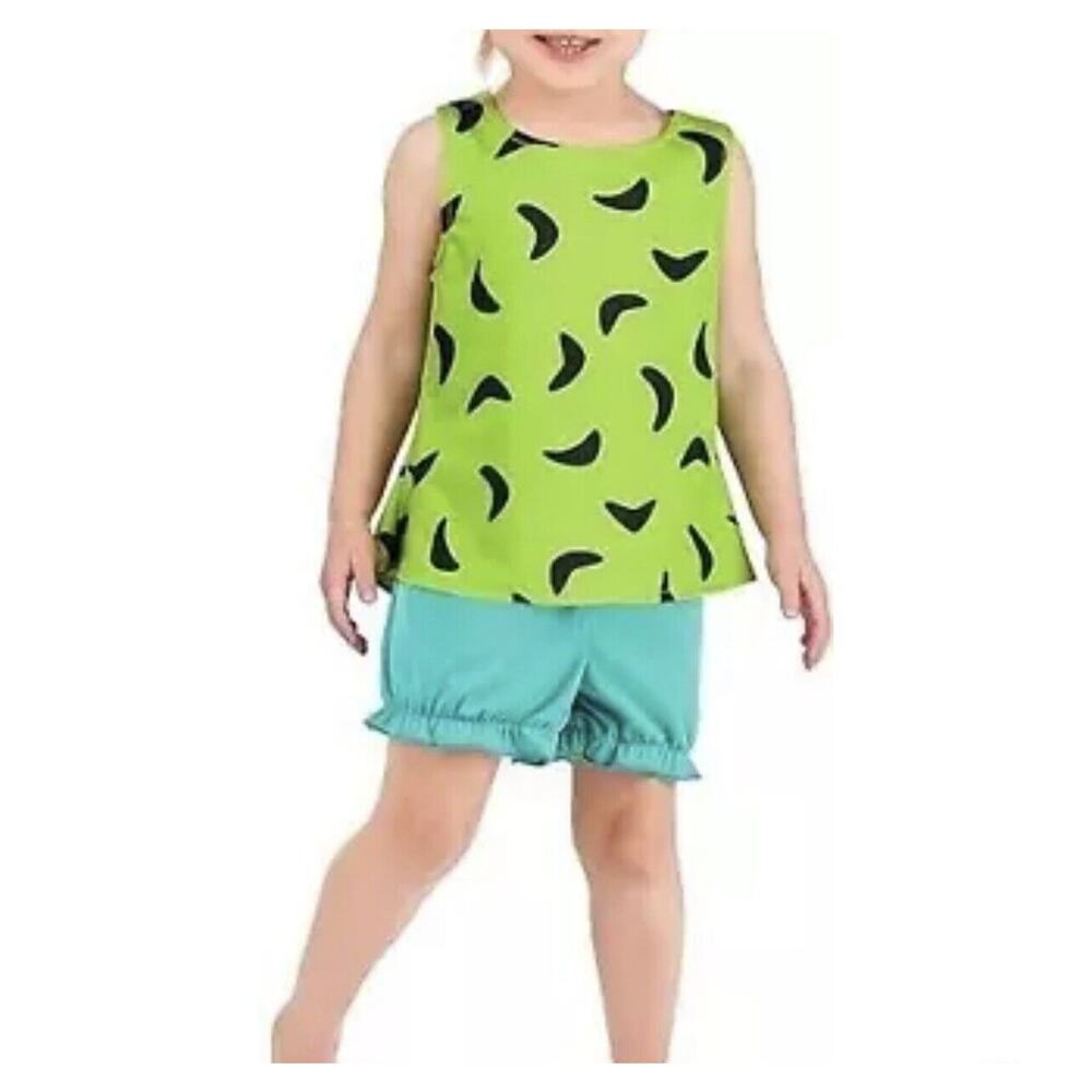Besser bay  Unisex Halloween flotone Pebbles Costume Sz 3-4 Years
